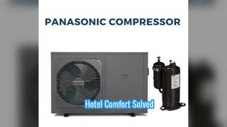 8KW Air Source Heat Pump Hotel Heating Cooling